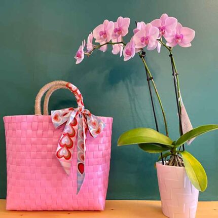 Recycled Plastic Hand-woven Beach Bag